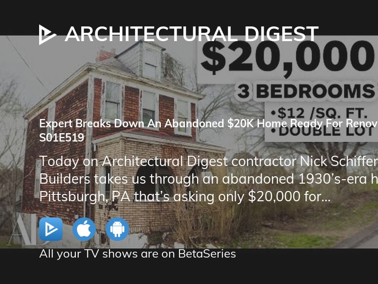 Watch Architectural Digest season 1 episode 519 streaming online