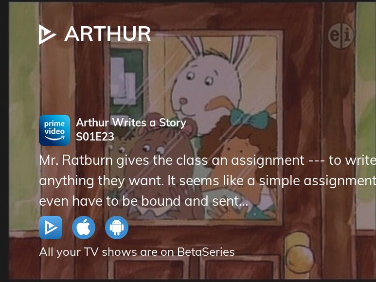 Watch Arthur season 1 episode 23 streaming