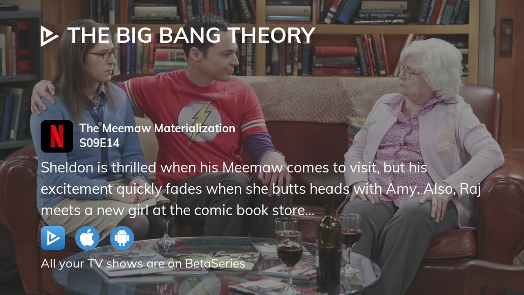 Where to watch The Big Bang Theory season 9 episode 14 full streaming ...