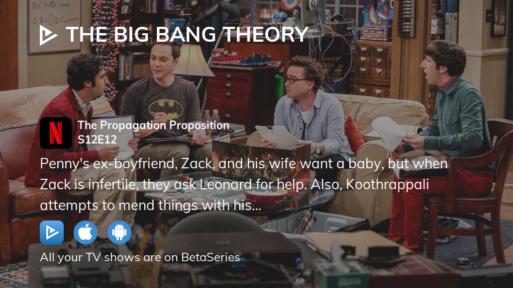 Where to watch The Big Bang Theory season 12 episode 12 full streaming ...