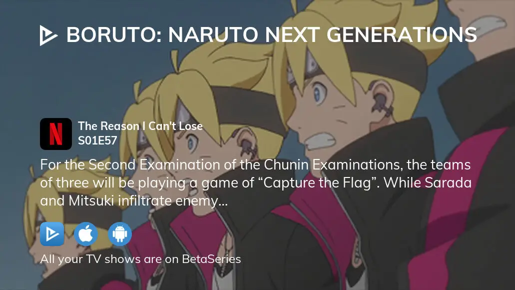 Diktat international leje Watch Boruto: Naruto Next Generations season 1 episode 57 streaming online  | BetaSeries.com