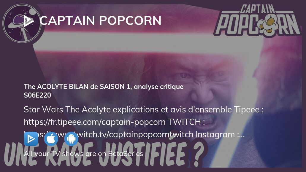 Watch Captain Popcorn season 6 episode 220 streaming