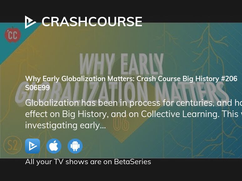 Watch CrashCourse season 6 episode 99 streaming online