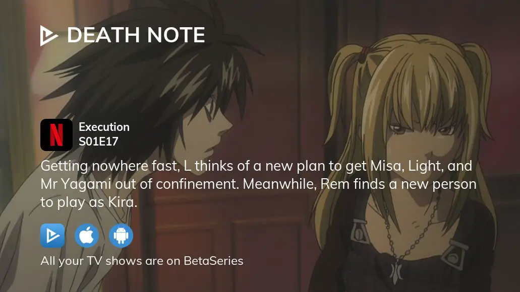 Watch Death Note season 1 episode 17 streaming online