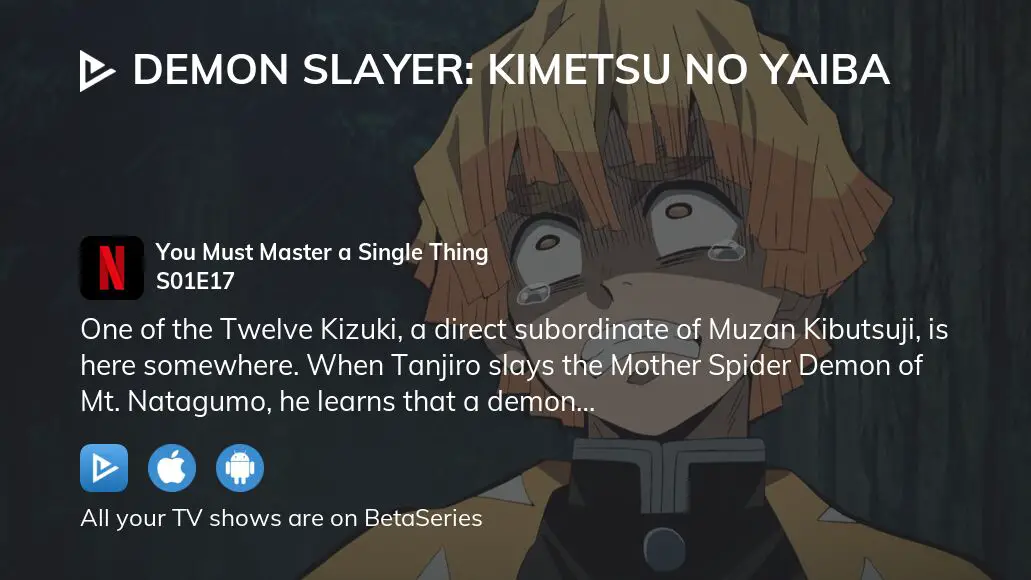 Demon Slayer : Episode 17 – You Must Master a Single Thing – A