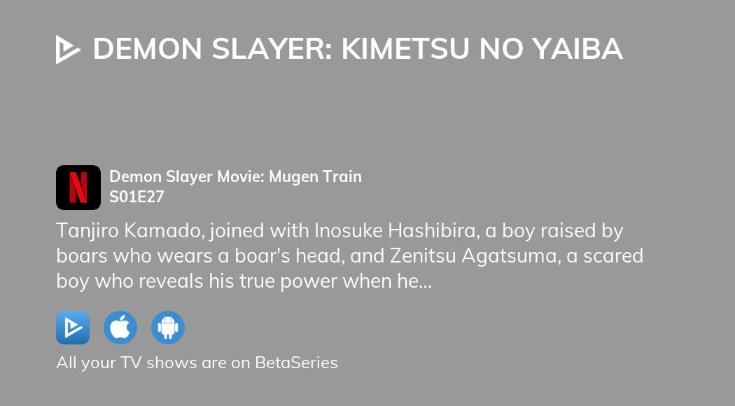 Watch Demon Slayer: Kimetsu no Yaiba season 1 episode 27 streaming