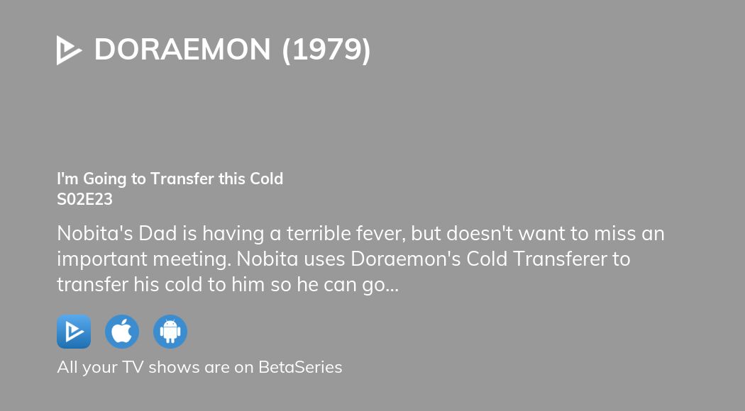 Where to watch Doraemon (1979) season 2 episode 23 full streaming