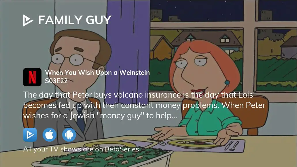 Watch Family Guy season 3 episode 22 streaming online 