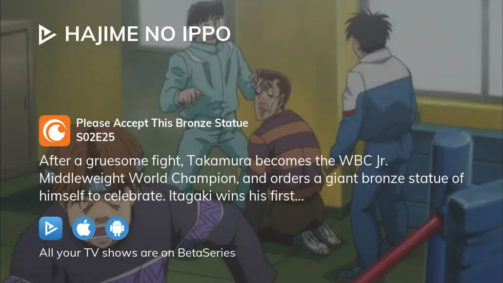 TAKAMURA ACKNOWLEDGES THE CROWD! (Eng Sub) - Hajime no Ippo New Challenger  Ep.25 