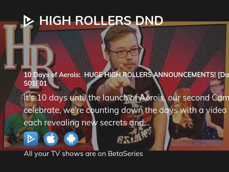 Where to watch High Rollers DnD season 1 episode 1 full streaming ...