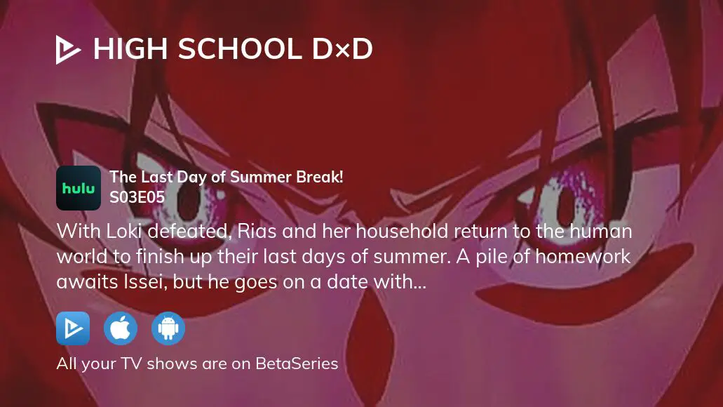 Watch High School DxD Season 3 Episode 5 - The Last Day of Summer Break!  Online Now
