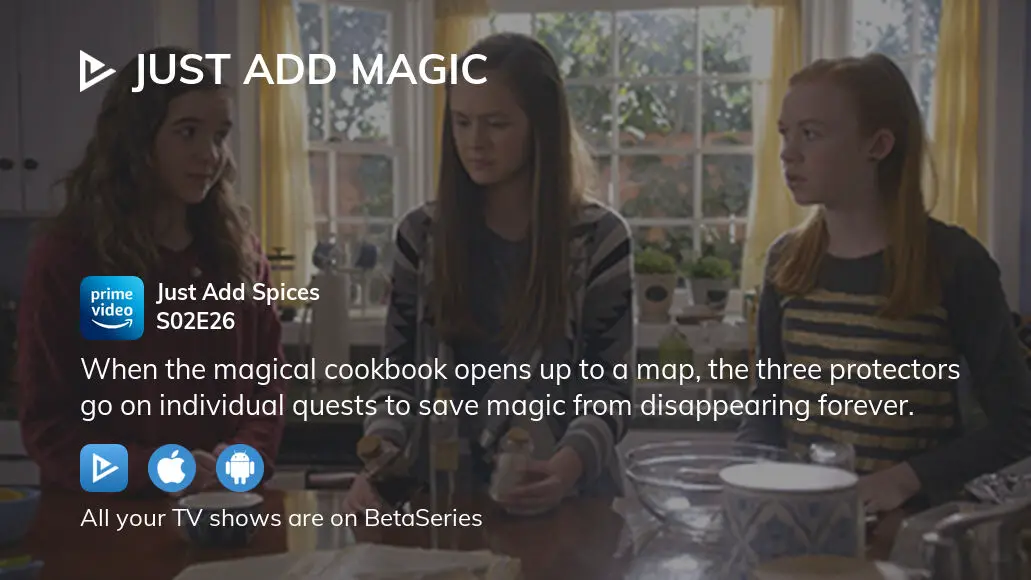Just Add Magic:  Prime Video, magical spices chart!