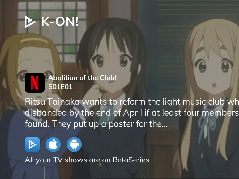K-ON! Season 1 - watch full episodes streaming online