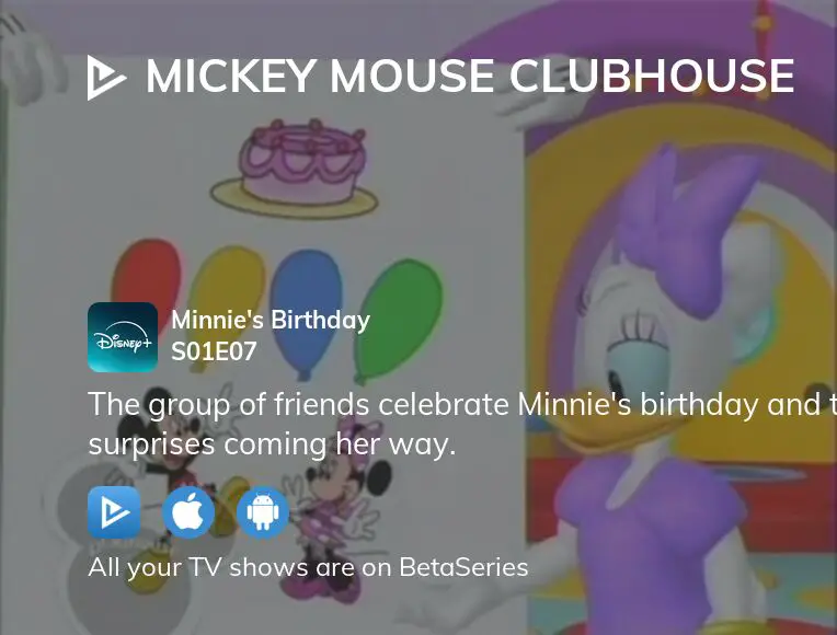 Watch Mickey Mouse Clubhouse Season 1 Episode 7 - Minnie's Birthday Online  Now