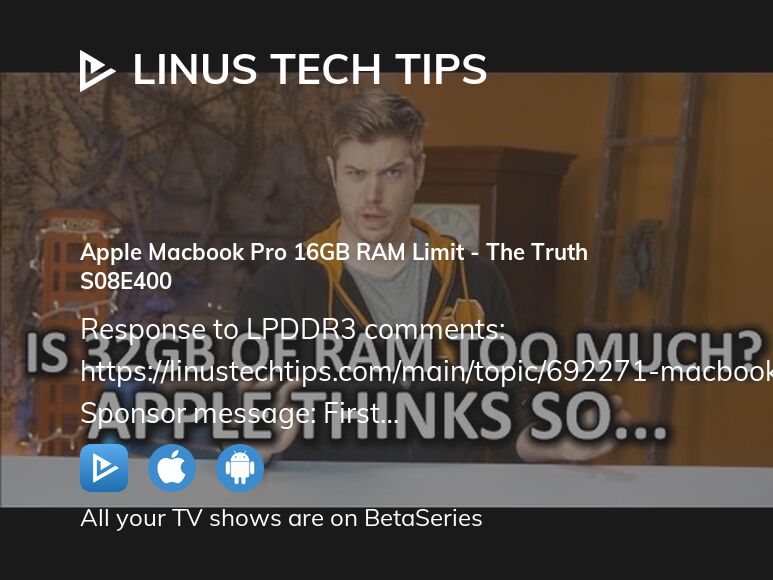 Watch Linus Tech Tips season 8 episode 400 streaming