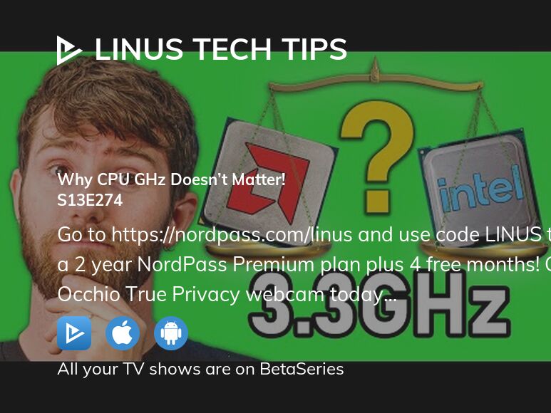 Watch Linus Tech Tips season 13 episode 274 streaming