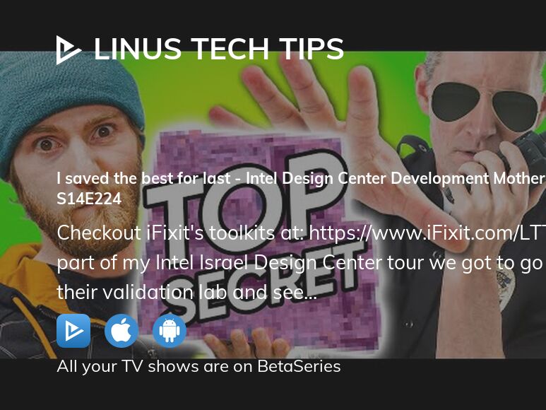 Where to watch Linus Tech Tips season 14 episode 224 full streaming ...