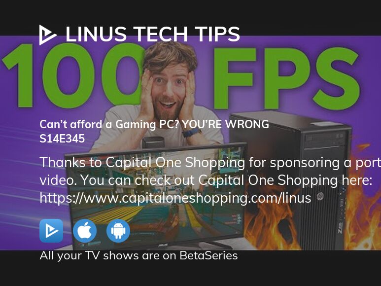 Watch Linus Tech Tips season 14 episode 345 streaming