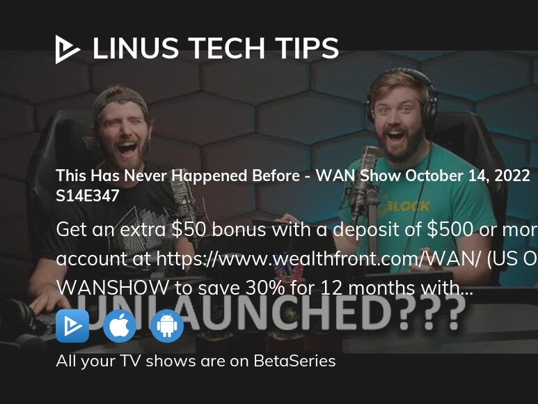 Watch Linus Tech Tips season 14 episode 347 streaming