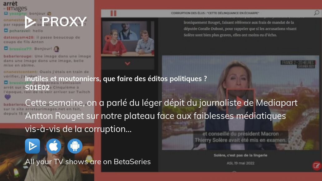 Where to watch Proxy season 1 episode 2 full streaming? | BetaSeries.com