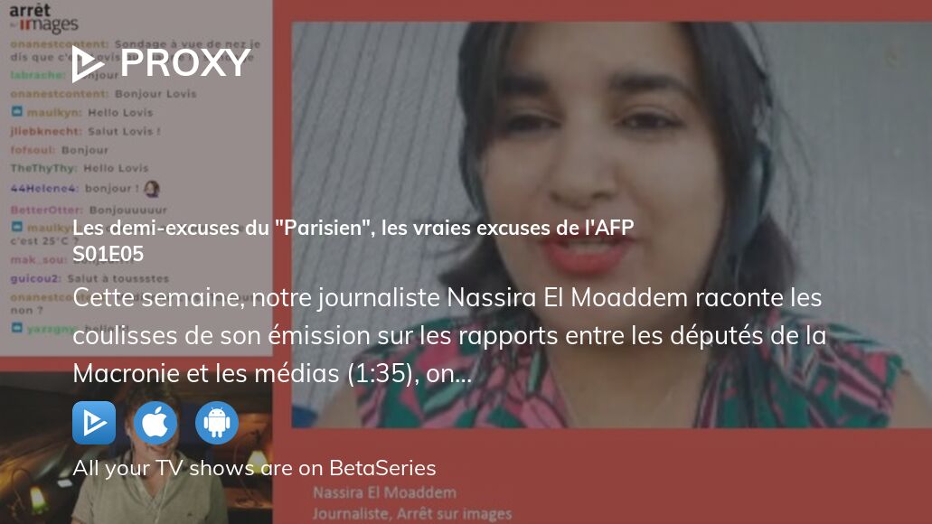 Where to watch Proxy season 1 episode 5 full streaming? | BetaSeries.com