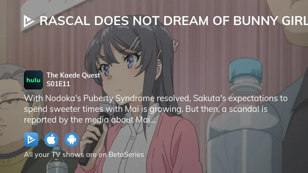 Watch Rascal Does Not Dream of Bunny Girl Senpai season 1 episode 11  streaming online 