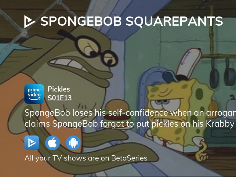 Where to watch SpongeBob SquarePants season 1 episode 13 full streaming