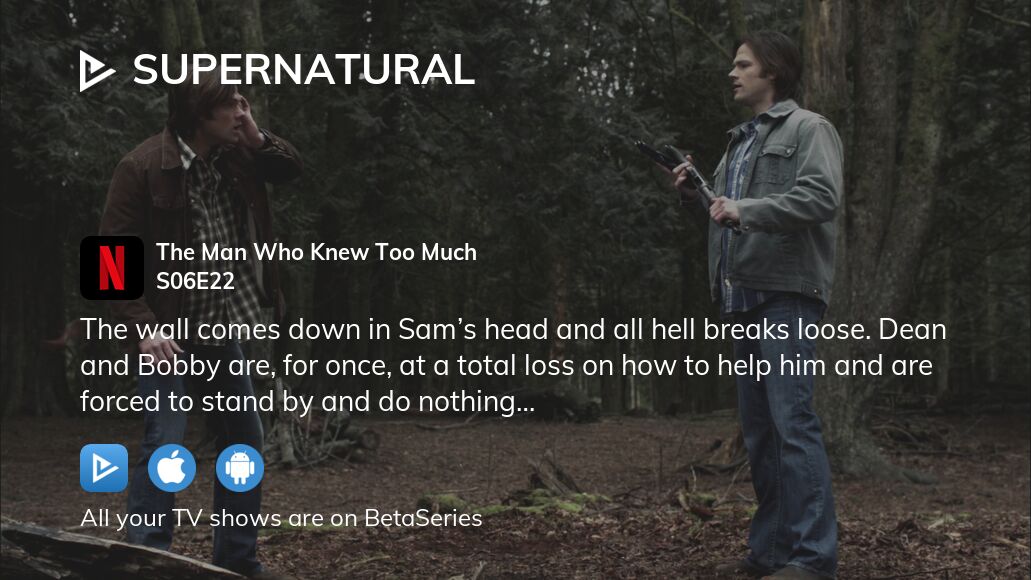 Where to watch Supernatural season 6 episode 22 full streaming