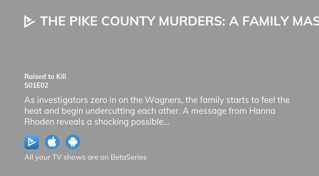 Where to watch The Pike County Murders A Family Massacre season 1