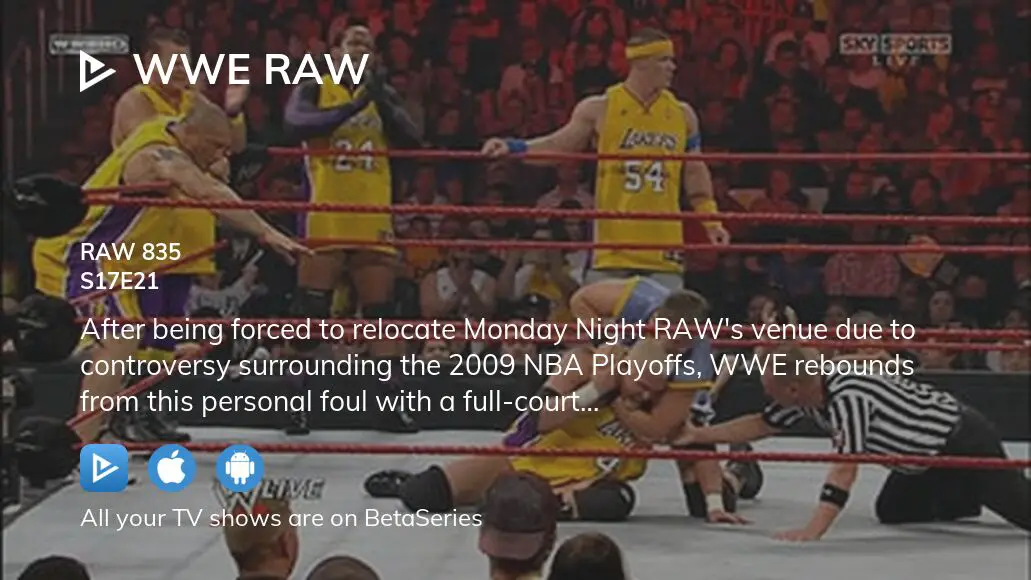 Lakers vs. Nuggets on WWE Raw in 2009
