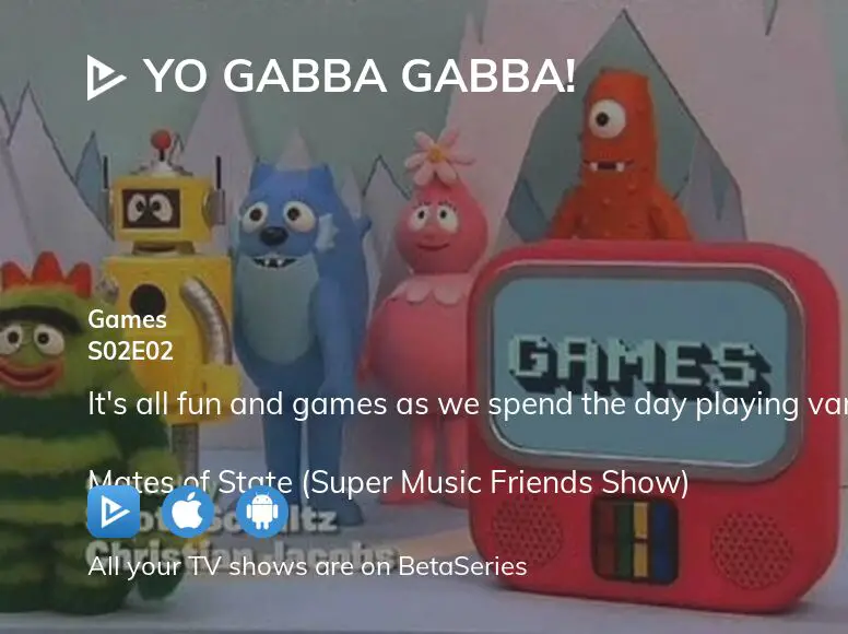 Yo Gabba Gabba Games Jingle: “Play With Me” by The Clientele