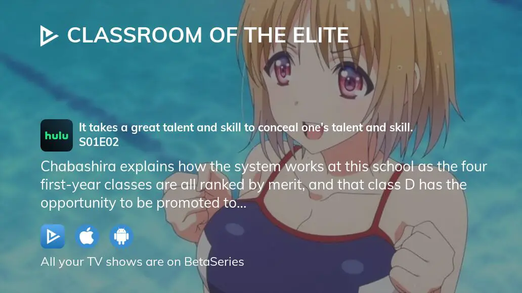 Classroom of the Elite Man is an animal that makes bargains: no other  animal does this - no dog exchanges bones with another. - Watch on  Crunchyroll