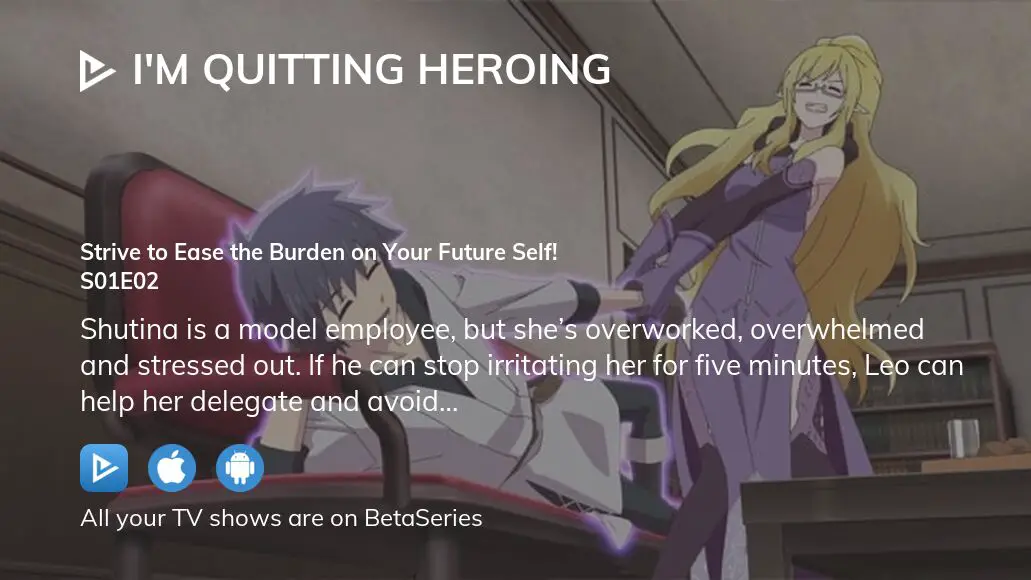 New Friendships Thrive in I'm Quitting Heroing TV Anime Non-credit