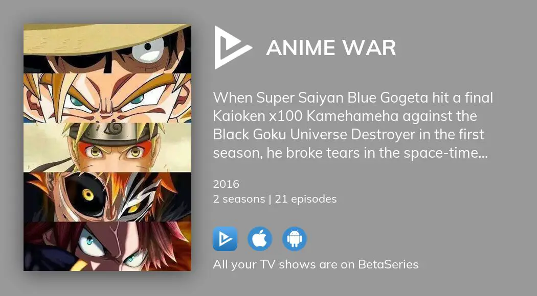 Where to watch Anime War TV series streaming online?