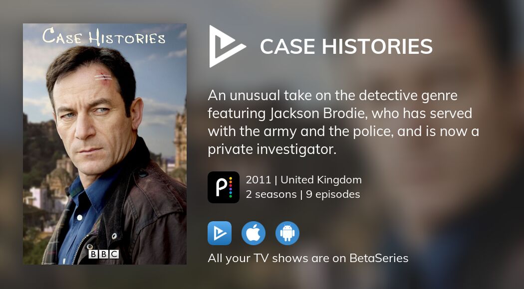 Where to watch Case Histories TV series streaming online?