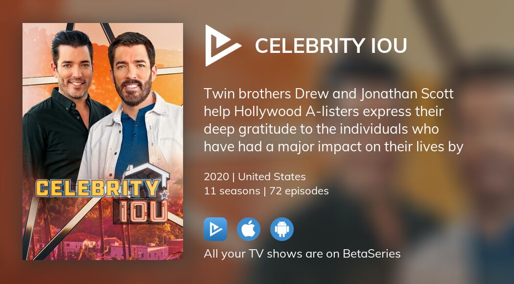Where to watch Celebrity IOU TV series streaming online?