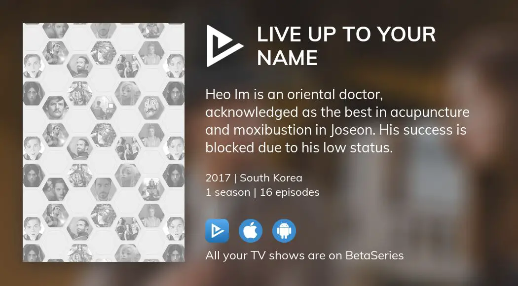 Live Up To Your Name - streaming tv show online