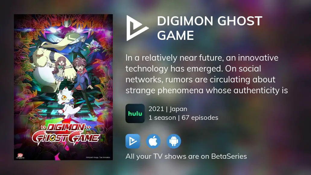 Where to watch Digimon Ghost Game TV series streaming online?