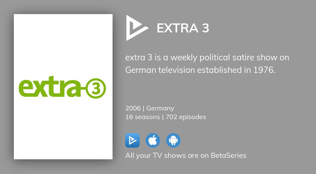 Watch Extra 3 streaming