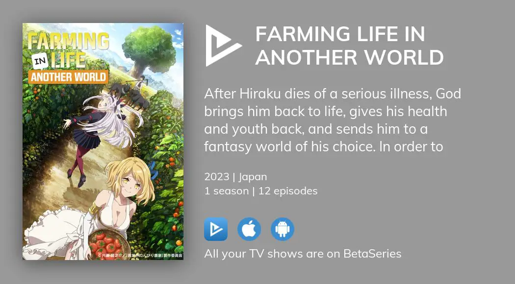 Watch Farming Life in Another World season 1 episode 1 streaming