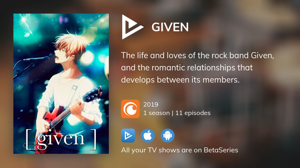 Watch Given streaming