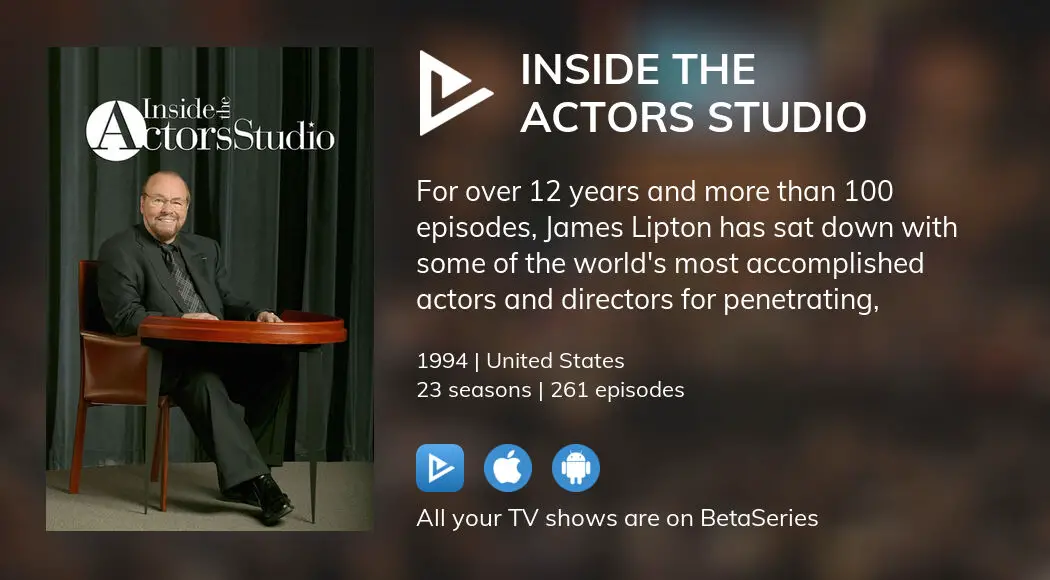 Watch Inside the Actors Studio tv series streaming online 