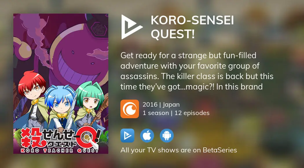 Assassination Classroom Spinoff Manga Koro Teacher Quest! Gets