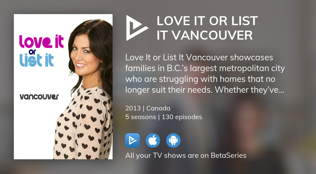 Watch Love It or List It Vancouver streaming