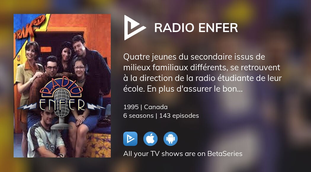 Where to watch Radio Enfer TV series streaming online?
