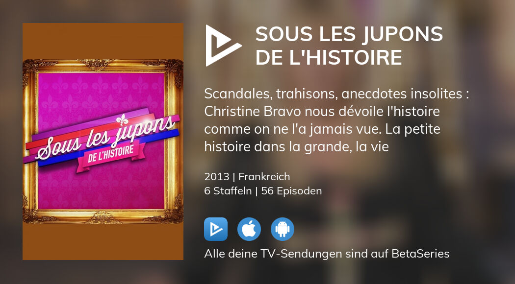 Sous les jupons de l’histoire la saison 4 débute sur Chérie 25