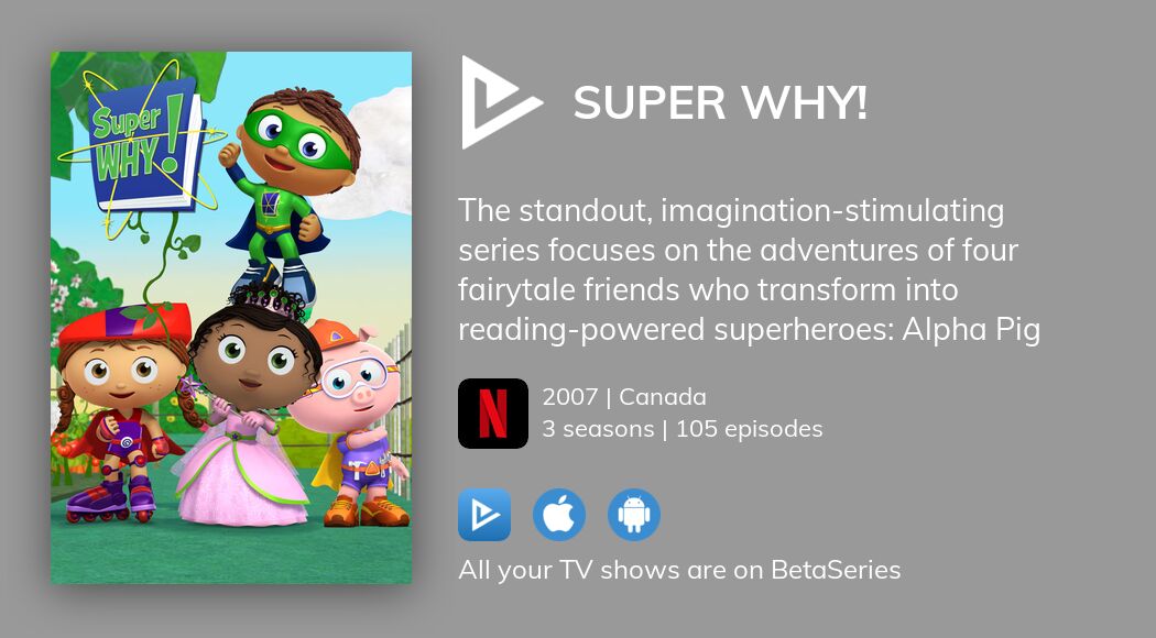 Where to watch Super WHY! TV series streaming online?