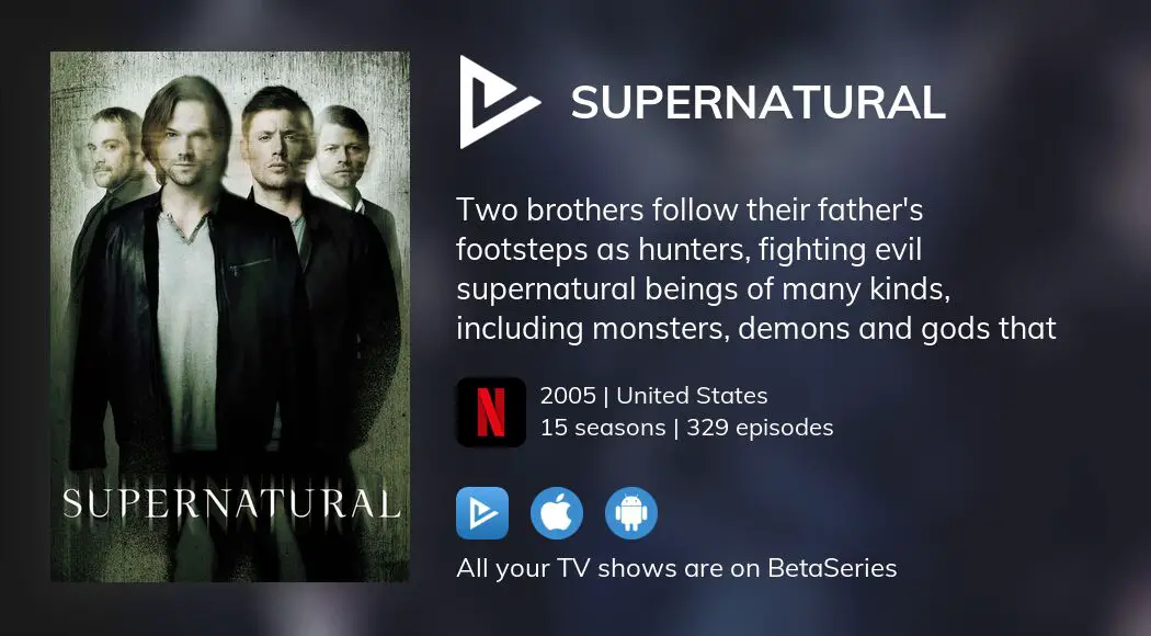 Where to watch Supernatural TV series streaming online?
