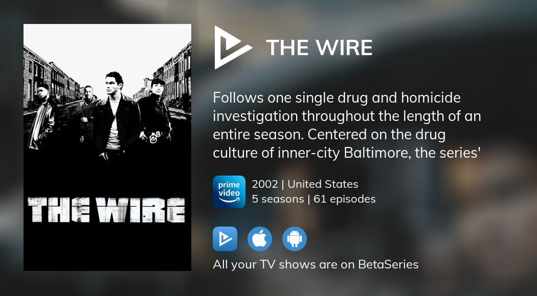 Where to watch The Wire TV series streaming online?