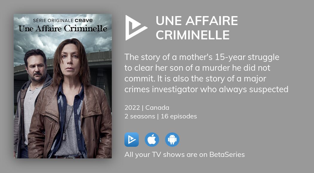 Where to watch A Criminal Affair